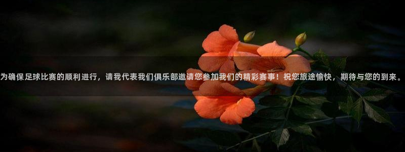 为确保足球比赛的顺利进行，请我代表我们俱乐部邀请您参加我们的