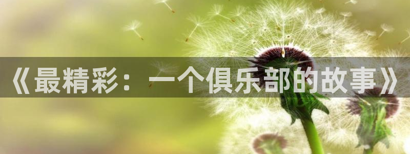 《最精彩：一个俱乐部的故事》